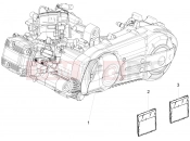 PIAGGIO MP3 500 LT Sport - Business ABS Engine, assembly