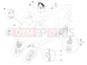 PIAGGIO MP3 500 LT Sport - Business ABS Remote control switches - Battery - Horn