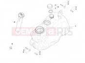 PIAGGIO MP3 500 LT Sport - Business Benzin tank