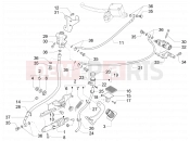 PIAGGIO MP3 500 MAXI Sport Business ABS Control pedals - Levers