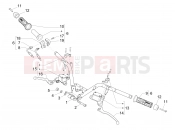 PIAGGIO MP3 500 MAXI Sport Business ABS Handlebars - Master cil.