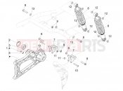 PIAGGIO MP3 500 MAXI Sport Business ABS Rear suspension - Shock absorber/s