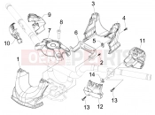 PIAGGIO MP3 500 Sport (USA) Handlebars coverages