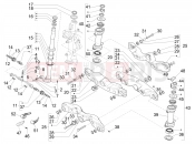 PIAGGIO MP3 500 Sport Business ABS (USA) Fork/steering tube - Steering bearing unit