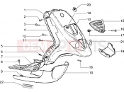PIAGGIO NRG front shield-footboard-spoiler