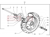 PIAGGIO NRG első kerék