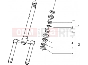 PIAGGIO Steering bearing ball tracks