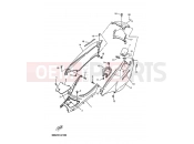 YAMAHA Skyliner 125 YP 125 YP125E SKYLINER 125 (5D82) 2007 COUVERCLE LATERAL