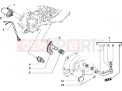 PIAGGIO Starting motor-starter lever