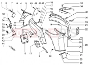 PIAGGIO oldalburkolat
