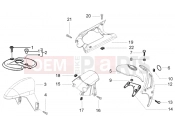 PIAGGIO Front and rear mudguard
