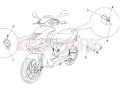 PIAGGIO NRG Power DD kezelőszervek - akkumulátor