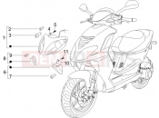 PIAGGIO NRG Power DD első lámpa - irányjelző