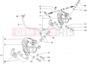 PIAGGIO NRG Power DD Serie Speciale Brakes pipes - Calipers