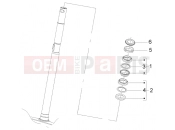 PIAGGIO Steering bearing ball tracks