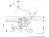PIAGGIO NRG Power DT Brakes pipes - Calipers