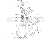 PIAGGIO NRG Power DT Benzin tank