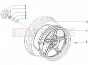 PIAGGIO NRG Power DT hátsó kerék