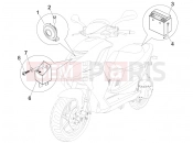 PIAGGIO NRG Power DT Serie Speciale Remote control switches - Battery - Horn