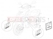 PIAGGIO NRG Power Purejet Plates - Emblems