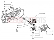 PIAGGIO Rear wheel shaft