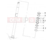 PIAGGIO Steering bearing ball tracks