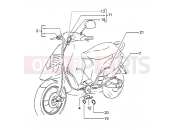 PIAGGIO bowdenek