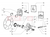 PIAGGIO Brake caliper