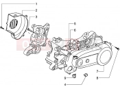 PIAGGIO Clutch cover-scrool cover