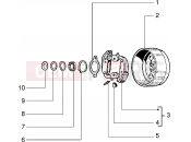 PIAGGIO Component parst of driven pulley