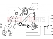 PIAGGIO Skipper 125 Disc brake caliper