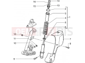 PIAGGIO Skipper 125 Fr. damper cover