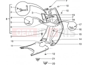 PIAGGIO Skipper 125 Front glove compartment
