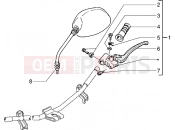 PIAGGIO Skipper 125 Handlebars component parts