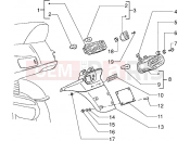 PIAGGIO Skipper 125 Rear tail lamp