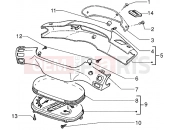 PIAGGIO Skipper 125 Speedometers Kms. - handlebar covers
