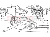 PIAGGIO Speedometers kms-handlebar covers