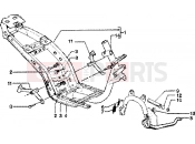 PIAGGIO Skipper 150 4T chasis-central stand