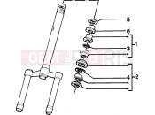 PIAGGIO Steering bearing ball tracks