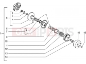 PIAGGIO Driven pulley