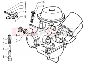 PIAGGIO Super Hexagon GTX 180 Carburettor
