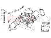 PIAGGIO Super Hexagon GTX 180 Carburettor