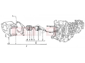 PIAGGIO Super Hexagon GTX 180 Cylinder-piston-wrist pin, assy