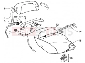 PIAGGIO Super Hexagon GTX 180 Saddle