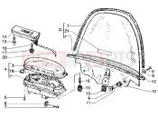 PIAGGIO Super Hexagon GTX 180 Speedometer-windshield