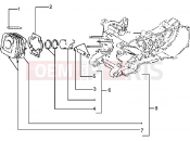 PIAGGIO Typhoon 125 2T Cylinder-piston-wrist pin, assy
