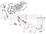 PIAGGIO Typhoon 125 2T Starting motor-starter lever