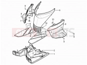 PIAGGIO Typhoon 125 4T 2V Central cover - Footrests