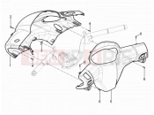 PIAGGIO Typhoon 125 4T 2V kormány burkolat