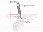 PIAGGIO Typhoon 125 4T 2V (USA) Rear suspension - Shock absorber/s